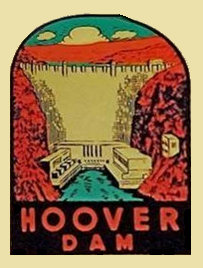 (image for) Nevada (5) Hoover Dam Vintage Vacation Sticker